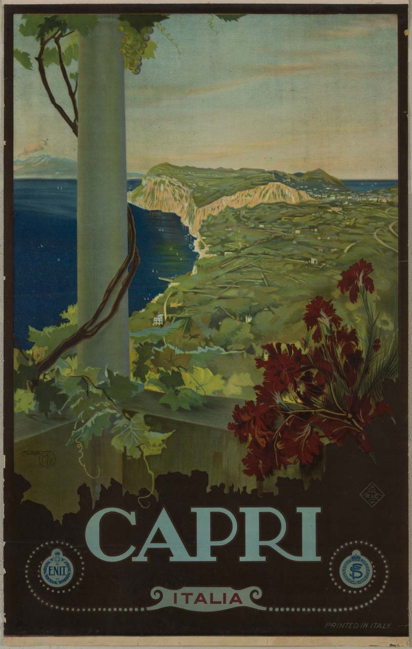 Capri manifesto pubblicitario